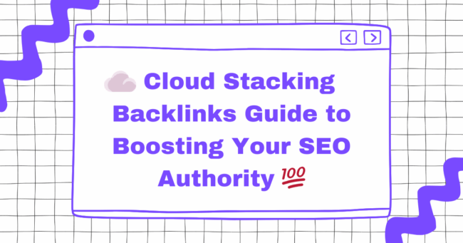 Cloud Stacking Backlinks