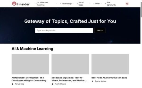 Homepage of allinsider.net