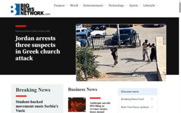 Homepage of bignewsnetwork.com