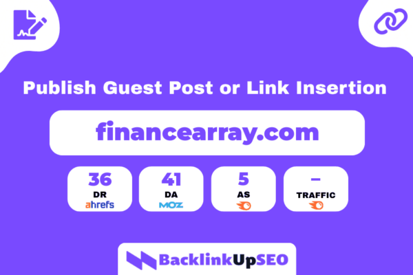 Guest post on financearray.com