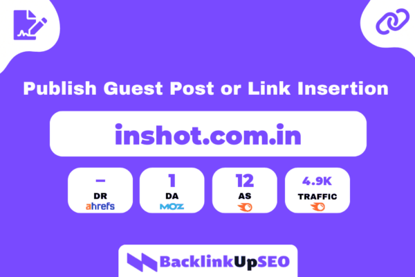 Guest post on inshot.com.in