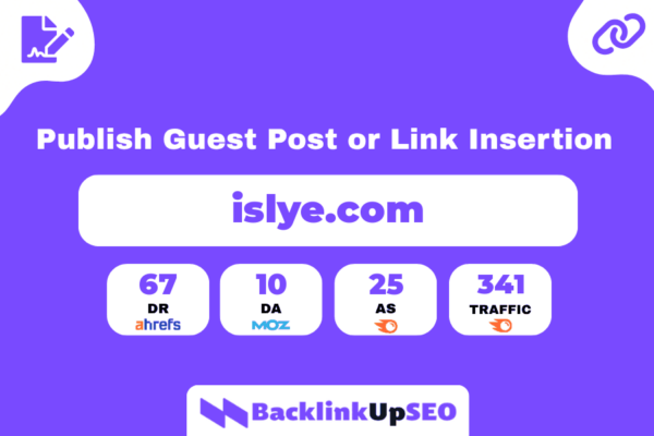 Guest post on islye.com