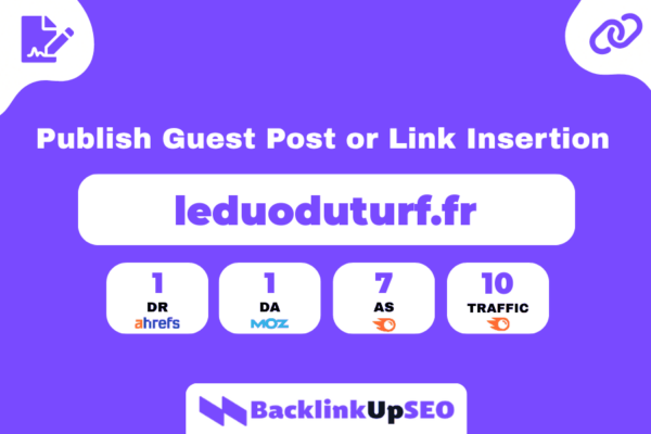 Guest post on leduoduturf.fr