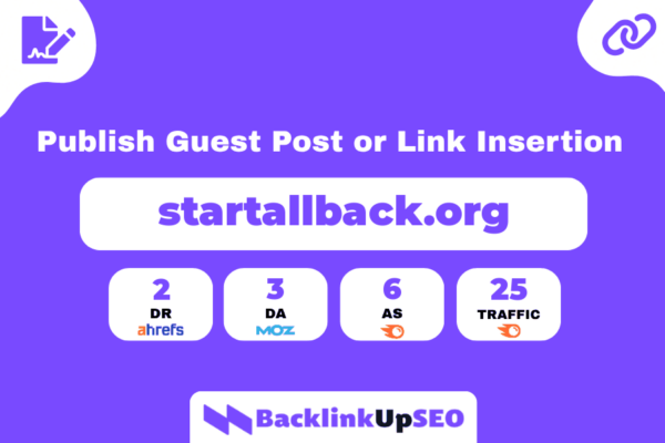 Guest post on startallback.org