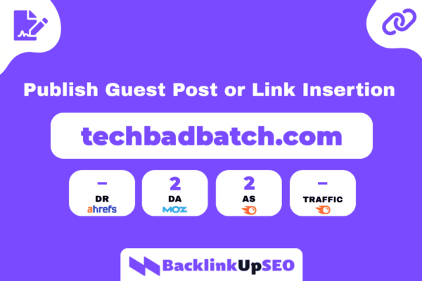 Guest post on techbadbatch.com