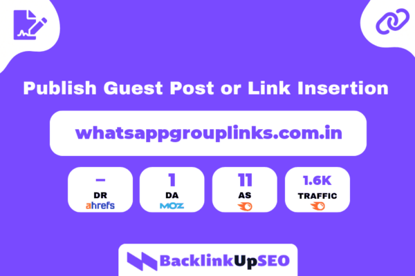 Guest post on whatsappgrouplinks.com.in