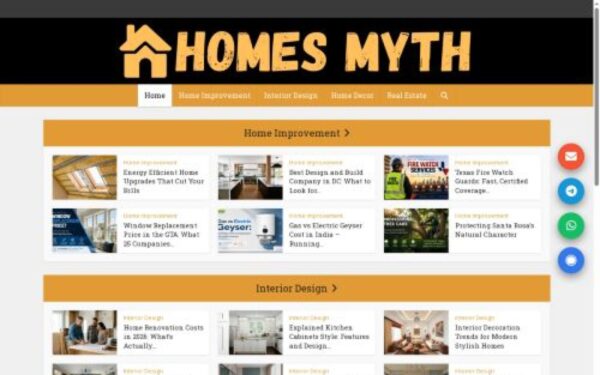 Homepage of homesmyth.com