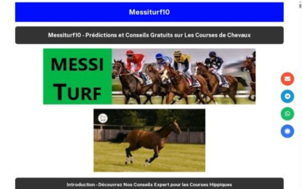 Homepage of messiturf10.fr