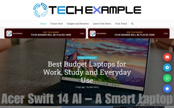 Homepage of techexample.org