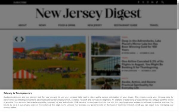 Homepage of thedigestonline.com